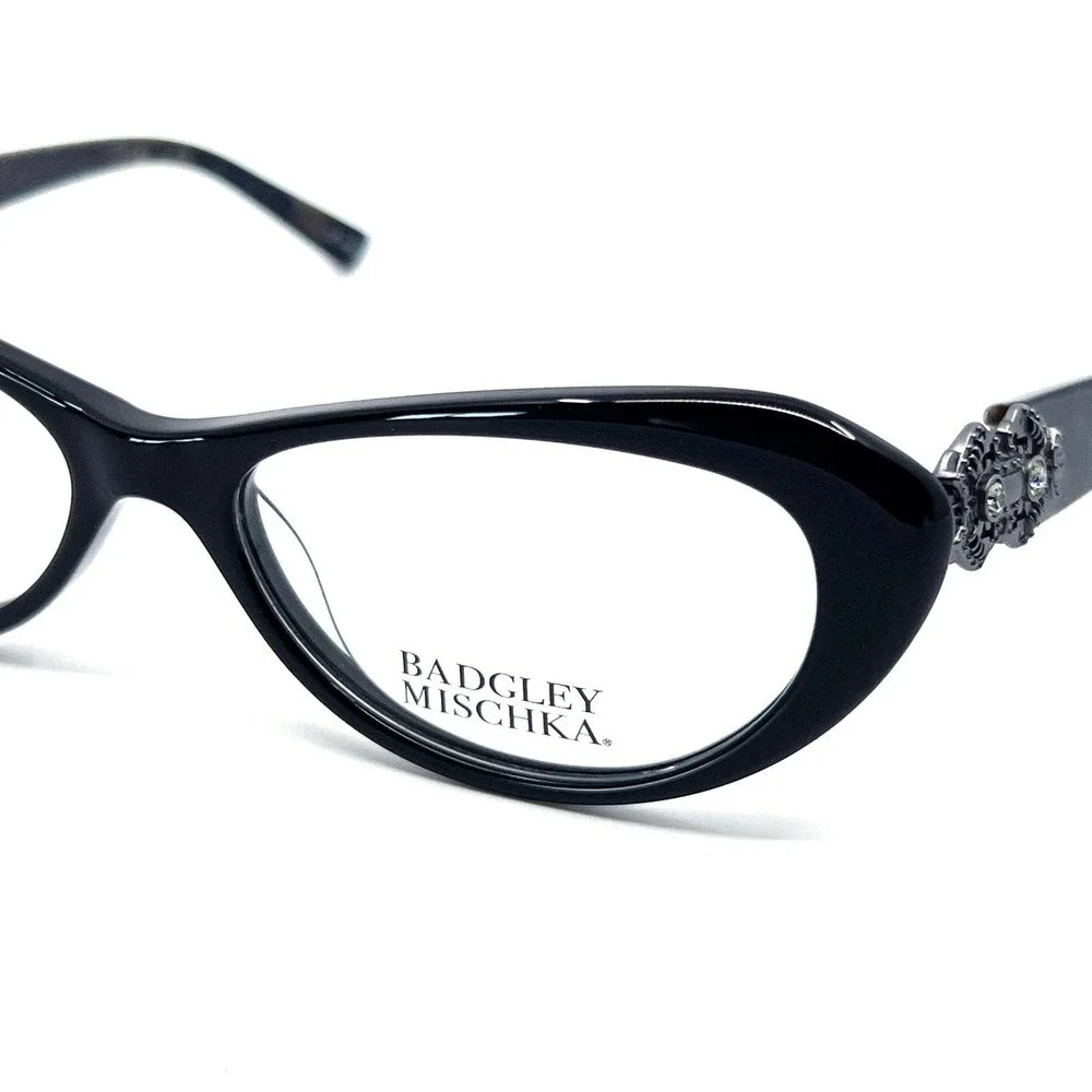 BADGLEY MISCHKA Eyeglasses Juliet BLK Authentic New!